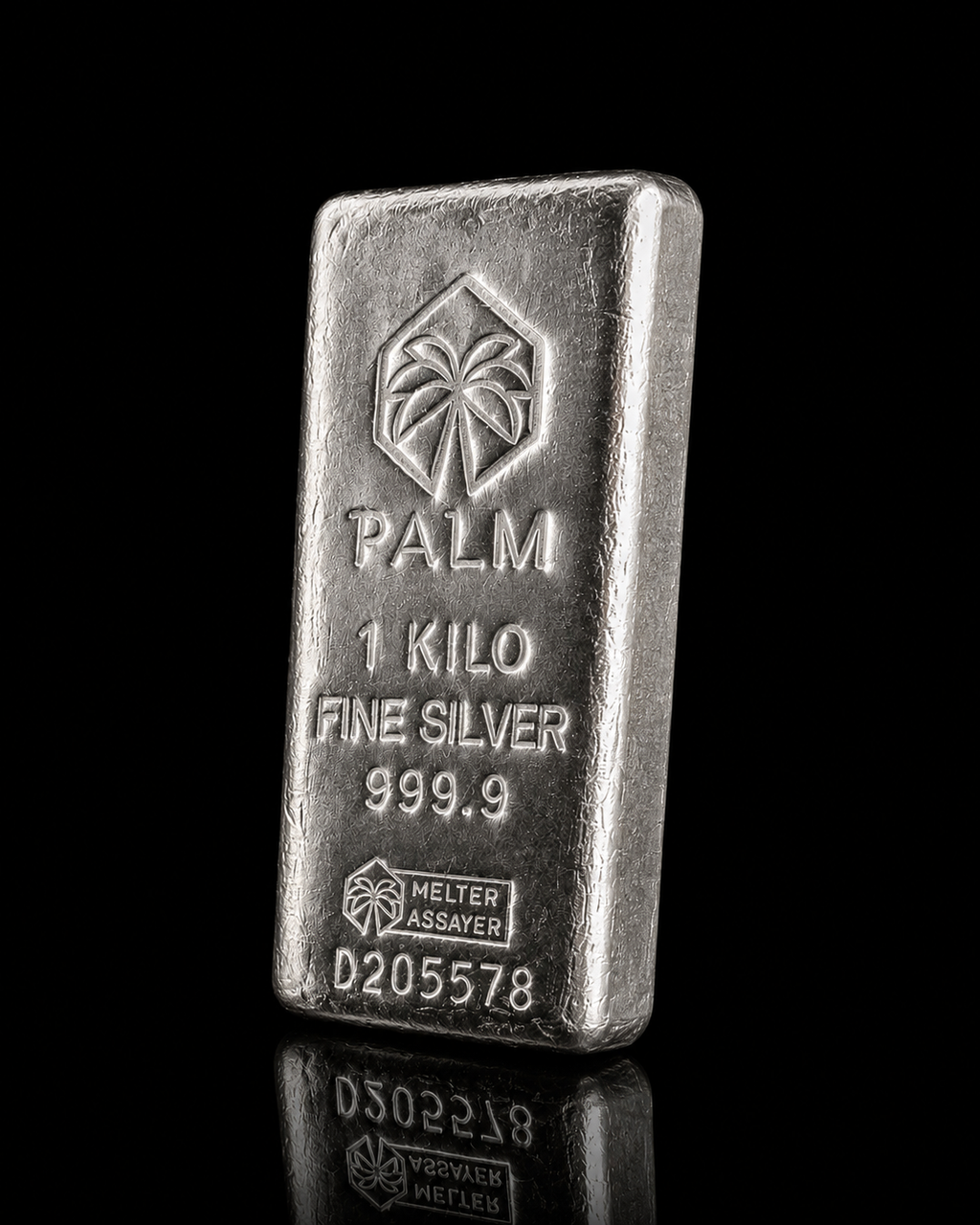 PALM 1 KG Fine Silver Bar (999.9 Pure) – Premium Investment Bullion
