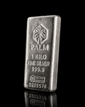 PALM 1 KG Fine Silver Bar (999.9 Pure) – Premium Investment Bullion
