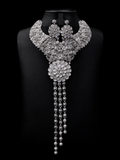 Luxury Silver Necklace & Earring Set 187.5 gram