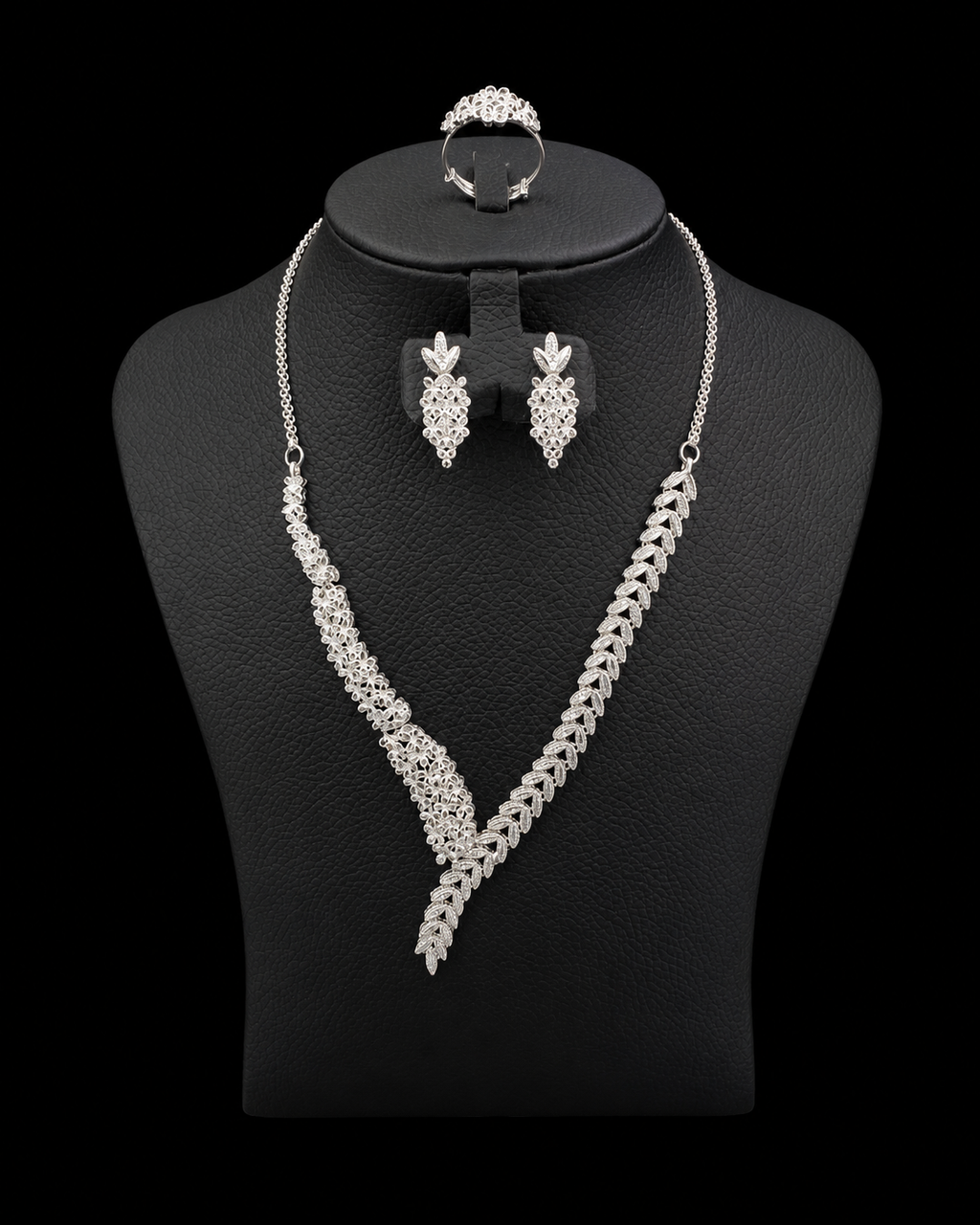 925 Sterling Silver Luxury Necklace Set