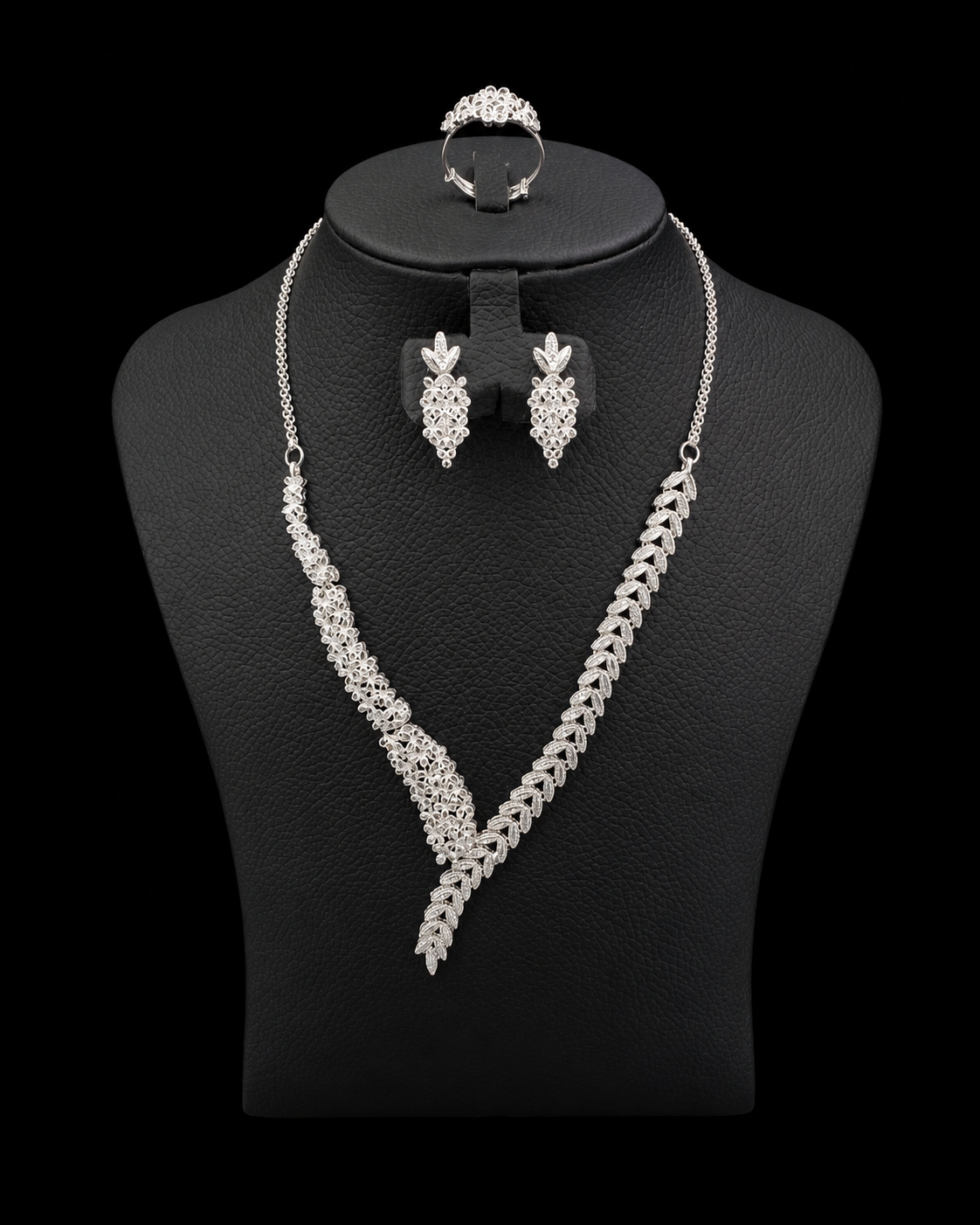 925 Sterling Silver Luxury Necklace Set