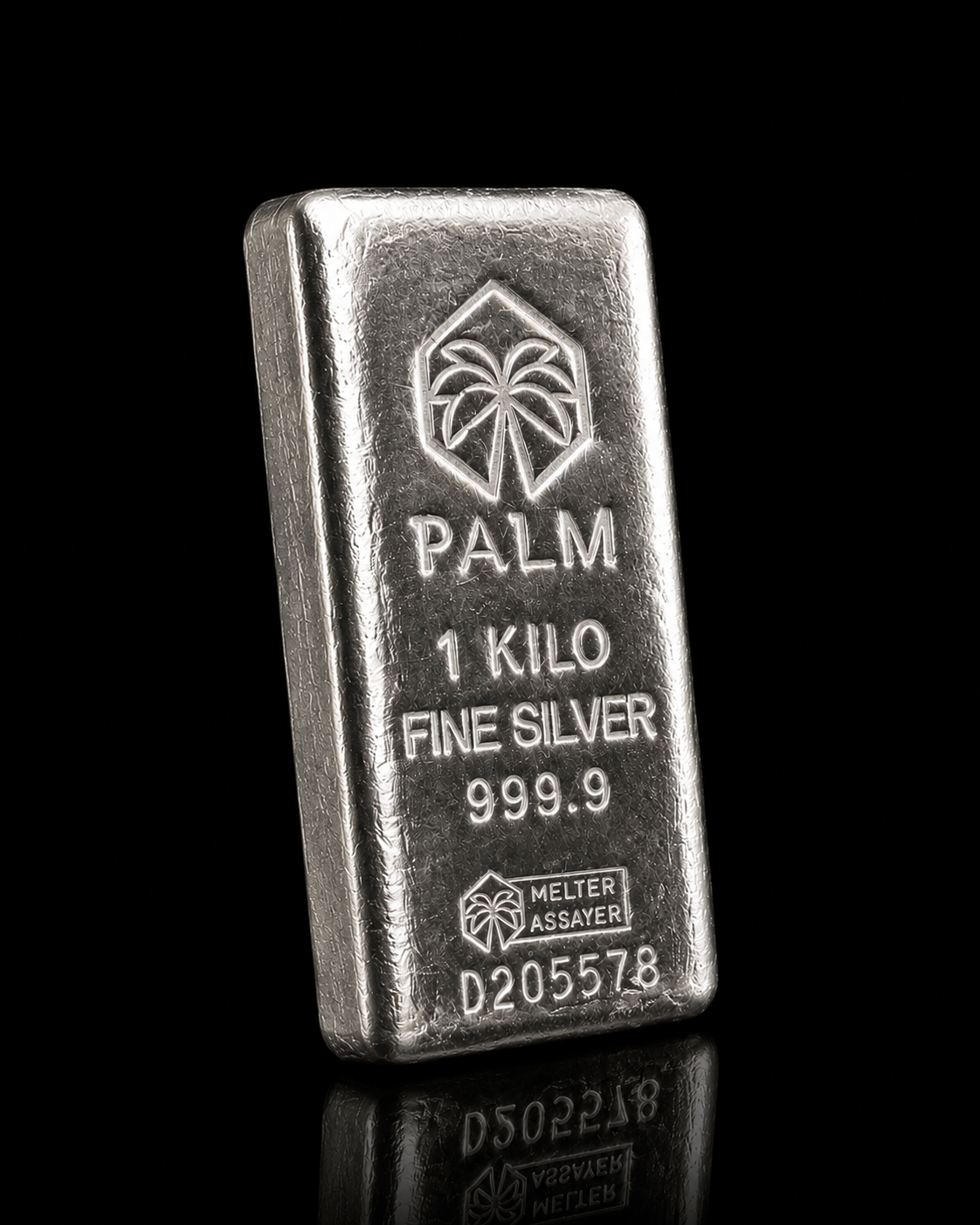PALM 1 KG Fine Silver Bar (999.9 Pure) – Premium Investment Bullion