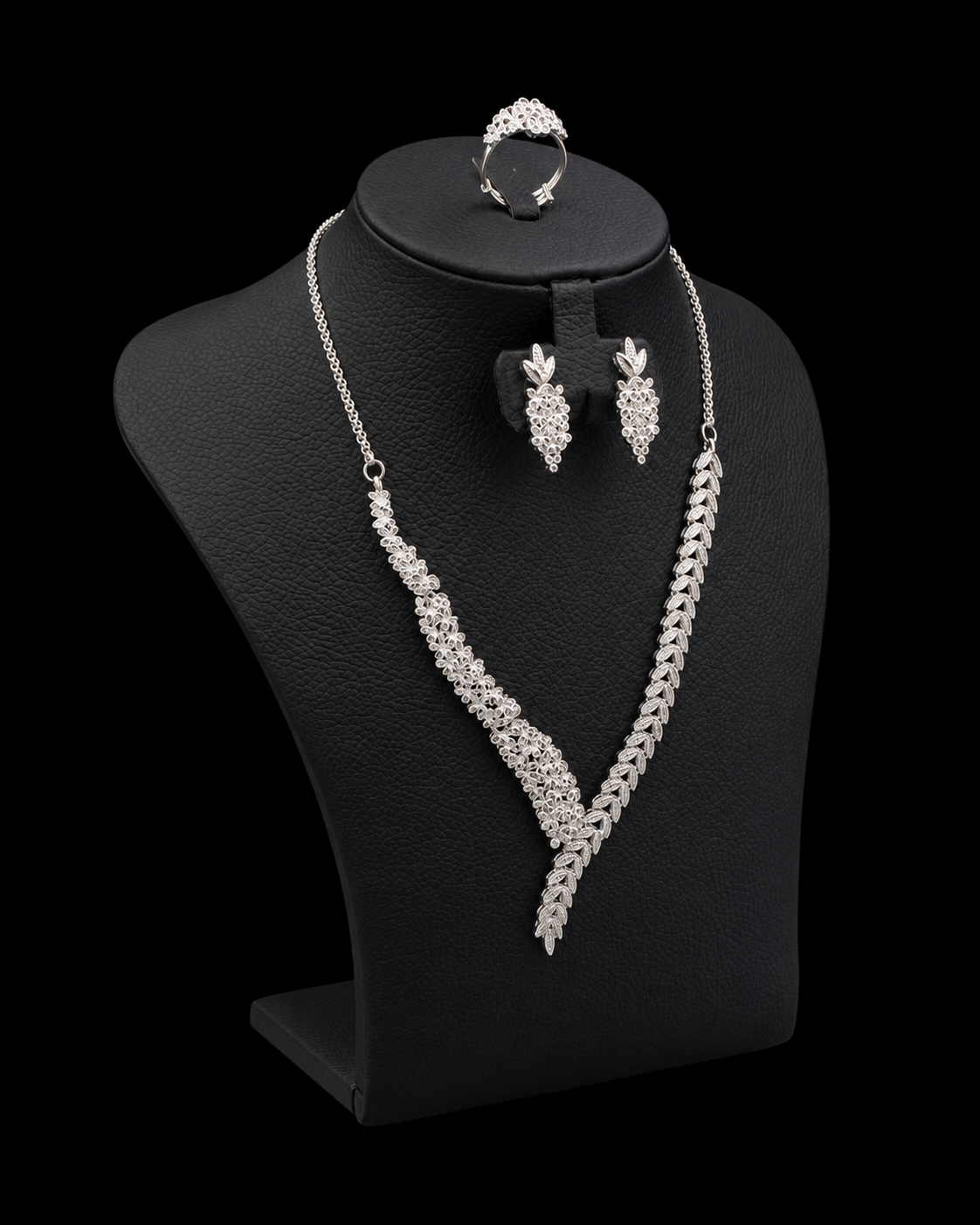 925 Sterling Silver Luxury Necklace Set