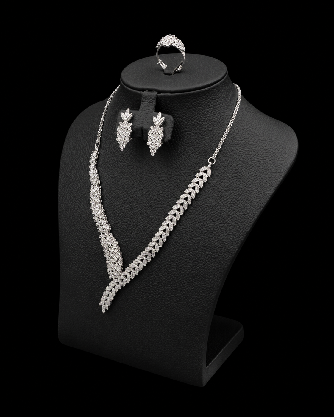 925 Sterling Silver Luxury Necklace Set