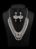 925 Sterling Silver Traditional Necklace Set