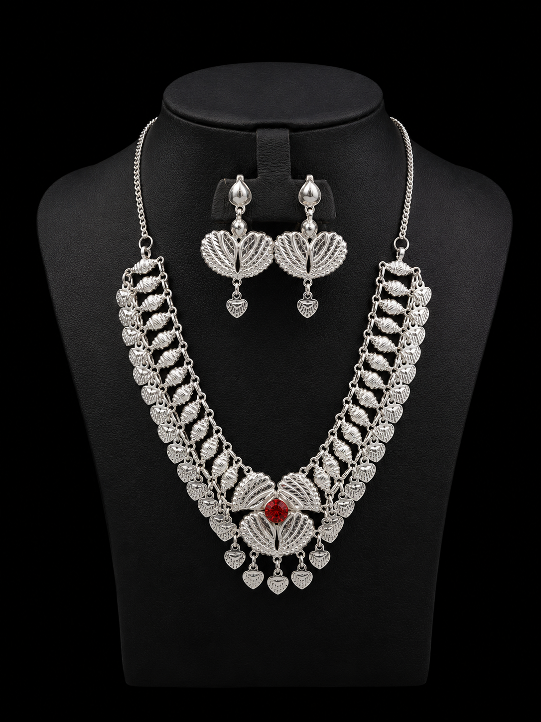 925 Sterling Silver Traditional Necklace Set