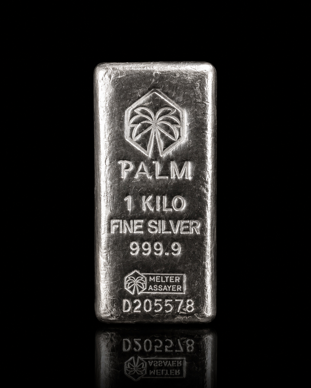 PALM 1 KG Fine Silver Bar (999.9 Pure) – Premium Investment Bullion