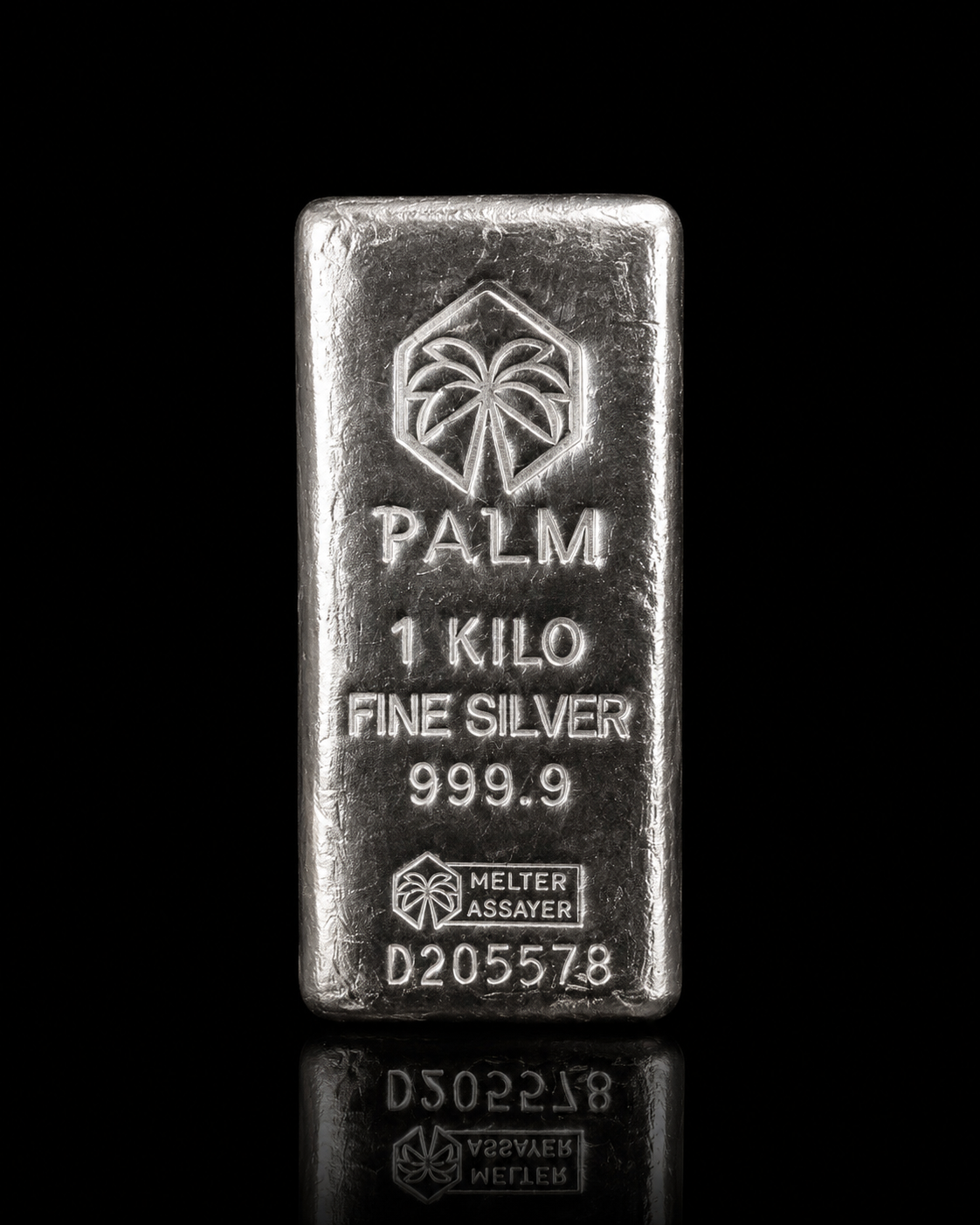 PALM 1 KG Fine Silver Bar (999.9 Pure) – Premium Investment Bullion