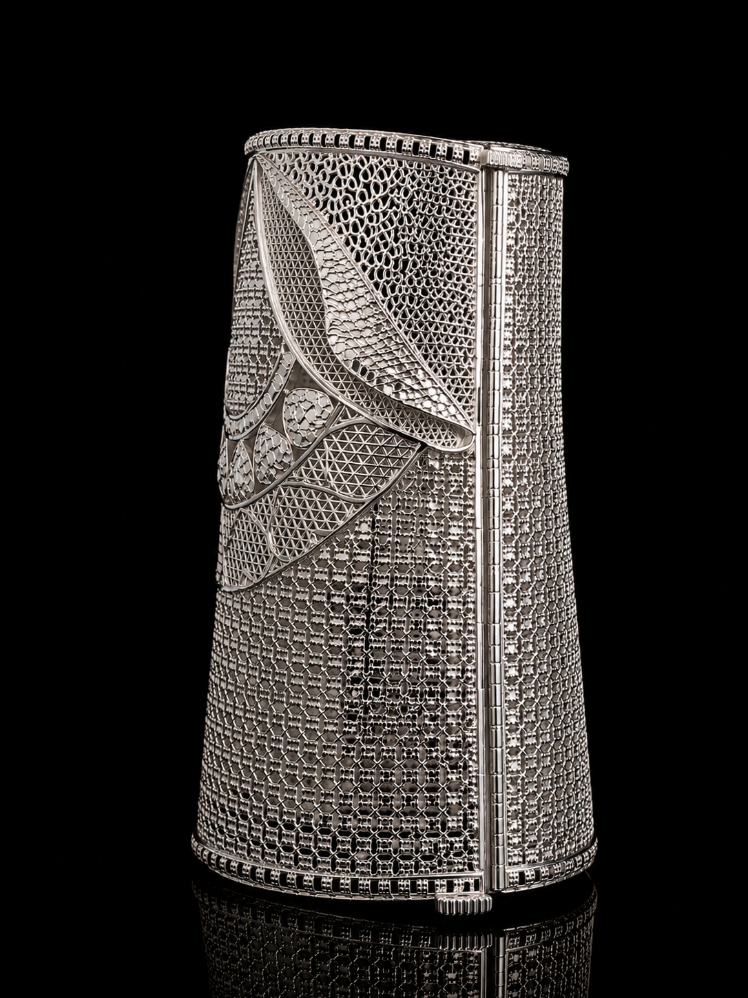 925 Sterling Silver Filigree Cuff Bracelet – Luxury Handcrafted Statement Cuff for Women